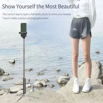 Essager Bluetooth Selfie Nūju Statīvs iPhone Xiaomi Portable Self Selfiestick Mobilo Tālruni Android Mini Statīvs Monopod