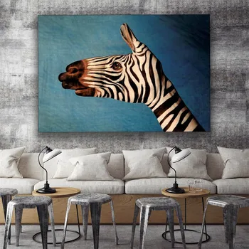 Izdarīt zebra papagailis uz rokas, Krāsošana sienas, mākslas drukāšana, plakātu, mājas apdare, dzīvojamā istaba, guļamistaba