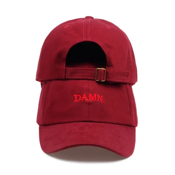 DAMN snapback beisbola cepurītes vīriešiem un sieviete Izšūti Tētis Cepuri Hip Hop Šūtas Nestrukturētas Reperis Kendrick Lamar Cepure