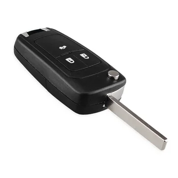 KEYYOU 433MHz Tālvadības Auto Atslēgu ID46 Mikroshēmu Chevrolet Malibu Aveo Cruze Dzirksteles Bura Fob 2/3/4 Pogas Flip Atslēga
