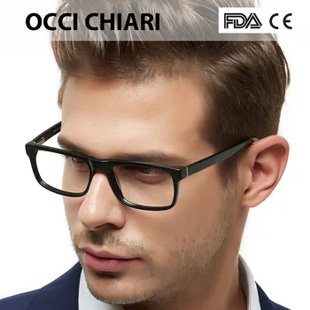 Zilā Gaisma Pretbloķēšanas Brilles Vīriešu Recepte Briļļu Datoru Rāmji, Brilles Vīriešiem gafas óculos masculino OCCI CHIARI MELE
