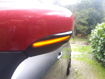 LED Dinamiskais Pagrieziena Signāla Gaismu, kas Plūst Ūdens Blinker Mirgojoša Gaisma Renault Clio IV MK4 BH RS Grandtour KH 2012. - 2016. gadam