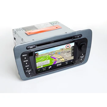 DSP Android 10 CAR DVD GPS Player Bluetooth Automašīnas Sat Nav Stereo Radio Navigācijas 2 Din GPS Vadītājs Vienību SEAT IBIZA 2009. - 2013. gadam