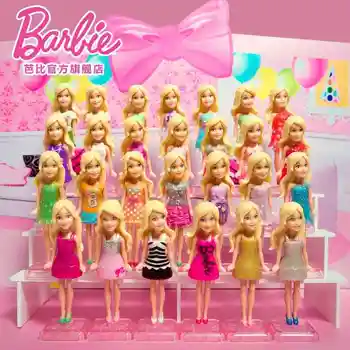 1 gab. Mini Barbie Lelle Zodiaka Dzimšanas diena Sērijas Barbies Bērnu Rotaļlietas Ar Kleitu Drēbes Meitenēm Dzimšanas dienas Dāvanu CMY78