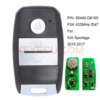 KEYECU Keyless Go Smart Remote Auto Atslēgu Fob 433MHz ID47 par KIA Sportage 2016 2017 P/N: 95440-D9100 FCCID: FOB-4F08