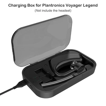 ALLOYSEED Pārnēsājamu USB Bezvadu Bluetooth Austiņas Lādēšanas Gadījumā Plantronics Voyager Legend Austiņu Jauda Uzlādes Kaste