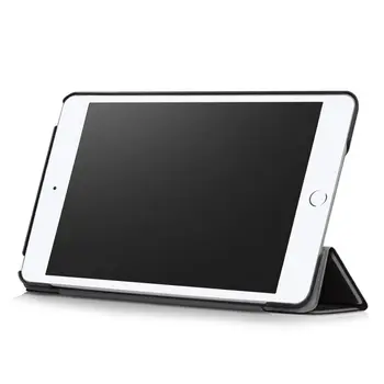 Lietā Par iPad mini 4 mini 5 7.9 collu 2019 Smart Cover Būtiska Tablete magnētisko Gadījumā, Flip Stends Reizes Aizsardzības Apvalks, +Plēve+Pildspalva