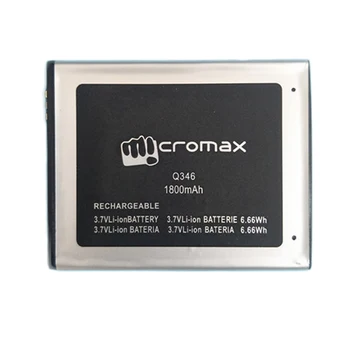 1800mAh bateriju Par Micromax Q346 tālruņa akumulatora