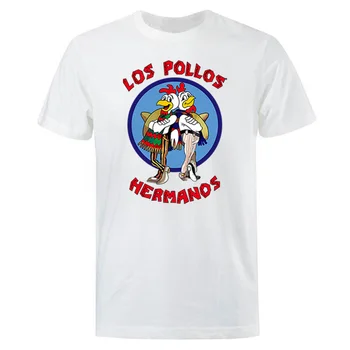 Vīriešu Modes T-Krekli 2020. Gada Vasaras LOS POLLOS Hermanos T-krekls Vīriešiem Vistas Brāļi Īsām Piedurknēm T Hipster Karstā Pārdošanas Tops