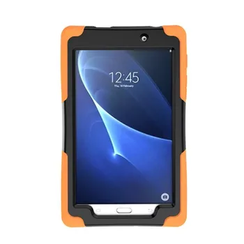 Samsung Galaxy Tab A6 7.0 SM-T280 SM-T285 Gadījumā visapkārt seguma 3 Slāni Plastmasas+Gumijas Gadījumā T280Coque Būtiska Capa