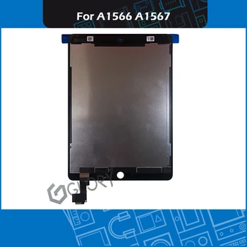 Pilnu Jauno A1566 A1567 LCD Digitizer Montāža iPad Air 2 LCD Ekrāns Montāža Displejs, Touch Screen Nomaiņa Melna Balta