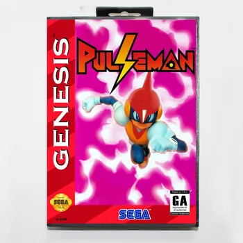 Pulseman Spēle Kasetne 16 bitu MD Spēles Karti Ar Mazumtirdzniecības Kastē Sega Mega Drive