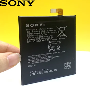 Sony Xperia C3 T3 D2533 M50W D5103 S55T S55U D2502 Tālrunis Augstas Kvalitātes Oriģināls LIS1546ERPC 2500mAh Akumulators