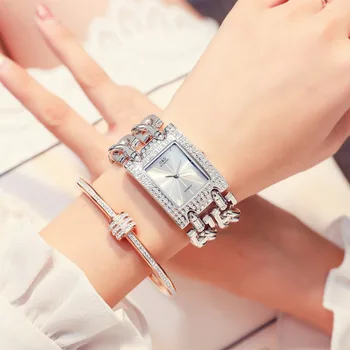 G&D Luksusa Zīmolu Sieviešu Pulksteņi Rhinestone Modes Kvarca rokas Pulkstenis Dāmas Aproce Skatīties Reloj Mujer Ziemassvētku Dāvanas Pulkstenis
