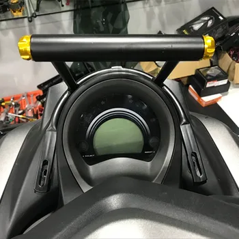 Motociklu Alumīnija Navigācijas Plāksnes Turētājs Turētājs GPS Tālruņa Stāvēt Roktura Rāmis YAMAHA NMAX 155 2017 2018 2019 Piederumi
