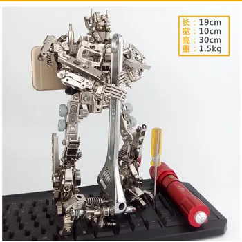 DIY Privāto pasūtījuma, nerūsējošā tērauda metāla modeli gatavo noņemams kukaiņu Roboti Zelta Killer montāža mašīna bezmaksas piegāde