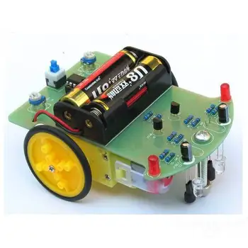 Bezmaksas Piegāde Izsekošanas Robots Automašīnas Elektroniskās DIY Komplektu Ar Samazinājumu Mehānisko