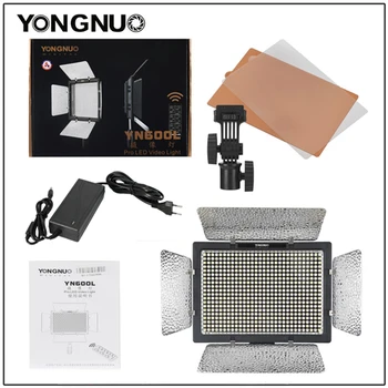 YONGNUO YN600L YN600 LED Video Gaismu Panelis ar Regulējamu 3200K Krāsu Temperatūra 5500K foto studijas apgaismojumu