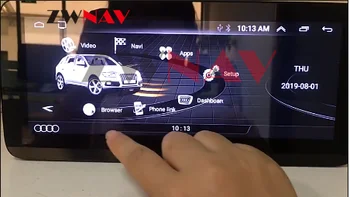 Audi A5 2009-2016 par 8,8 collu Oriģinālu Stilu Audi A5 Android Auto Radio Multimediju GPS Navigācijas Atskaņotāju auto radio android