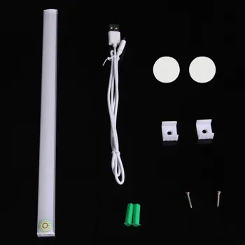 Regulējamas 30CM USB LED Touch Sensora Gaismas Lentes Saskaņā ar ministru Kabineta Skapis, Skapis, Lampa Caurules Bārs Gaismas