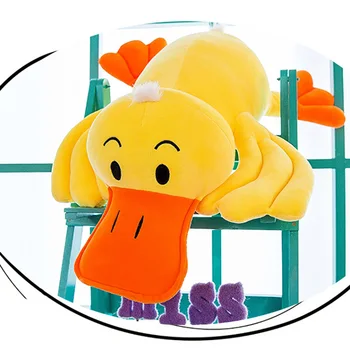 Lielā Dzeltenā Pīle Dzīvnieku Lelles, 40/50CM Karikatūra Plīša Rotaļlietas,Bērnu Mīksta PP Kokvilnas Bērniem, Kā Ziemassvētku Dāvanu Dzimšanas dienā