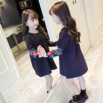 Meiteņu Kleitas, Rudenī Jaunu Korejiešu Princese Kleitas Lieliem Bērniem Nacionālā Stila Garām Piedurknēm Lelles Bērniem Kleita K1