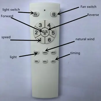 Jauno Ziemeļu minimālisma Bing vision dizaina ventilators, lampas akrila dekoratīvais LED apgaismojums regulējamas, guļamistaba ventilators lampas