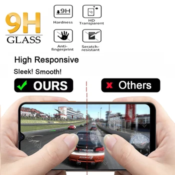 3Pcs HD Caurspīdīga Rūdīta Stikla Samsung Galaxy Note10 Lite Aizsardzības Glas Samsung Galaxy S10 Lite Drošības Stikls