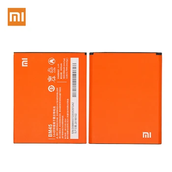Oriģināls Akumulators BM45 par Xiaomi Redmi 2. Piezīme Hongmi Redrice Note2 3020/3060mAh Augstas Kvalitātes batterie akku
