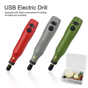 Pulēšanas Graviera Pildspalvu Rotācijas Instrumentiem Bezvadu Dzirnaviņas Portatīvie Mini USB Lādējamu Frēzēšanas Elektrisko Urbi Set Home DIY Rokas