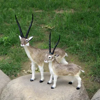 Zilin imitētu antilopju / spilgts antilopju modelis divus izmērus par iespēju