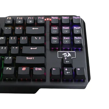 Redragon K553 USAS Tenkeyless Mechanical Gaming Keyboard RGB 87 Taustiņi Zilā Maiņa Alumīnija Anti-Dubultattēlu LED Tastatūra ar Aizmugurgaismojumu