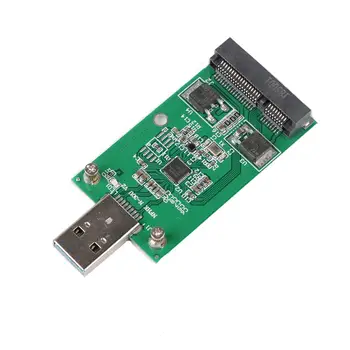 Mini USB 3.0 PCIE mSATA Ārējo SSD PCBA Conveter Adapteris Karte #265491