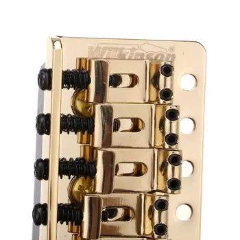 Wilkinson 52.5 mm Vintage Stila Pilnībā Bloķēt ST Ģitāras Tremolo Tiltu Pop-rokā 6 Skrūves Squier/Meksika Fender Stratēģijām, Zelta