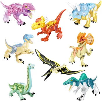Komplekts Pārdošanai Celtniecības Bloki 77087 Pasaules Dinozauru Tyrannosaurs Rex Caurspīdīgs Modelis Ķieģeļu Izglītības Rotaļlietas Bērniem Dāvanu