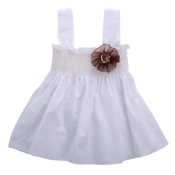 3pcs Jaundzimušā Apģērbu Komplekts Ciets Balts Linga Kleita Meiteņu Garās Bikses Cepures Bērnu Meiteņu Apģērba Komplekts Toddler Dzimšanas dienas svinības Apģērbs
