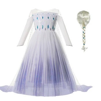 Halovīni Meitene 4 10 Gadu Cosplay Drēbes Puse Kleita Princese Sniegbaltīte Kleitas Bērniem, Meitenēm, Anna Elsa Kostīms