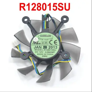 R128015SU 75mm 4pin 4 x 43mm ventilators dzesēšanas ventilators EAH5830/8600/9800 GTS 450/460 HD7850 videokartes dzesēšanas