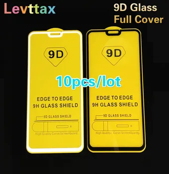 10Pcs 9D Stikla Pilna Gule Ekrāna Aizsargs, Lai Huawei Mate20 Mate30 Lite Aizsargājošu plēvi, Lai Huawei P40 P20 Pro P10 P30 Lite f