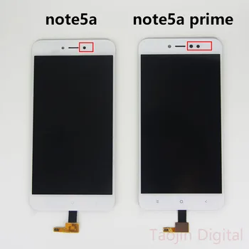 Par Redmi, Ņemiet vērā, 5.A Note5A, Ņemiet vērā, 5.A Ministru Pro LCD Displeja Panelis, Ekrāna Modulis + skārienekrāns Digitizer Sensora Montāža