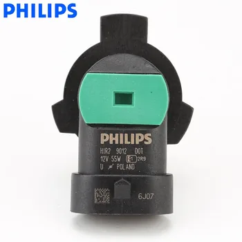 Philips Oriģināls 9012 HIR2 12V 55W PX22d Standarta Oriģinālo Auto Lukturu Auto Spuldzes, Halogēna Lampas, ECE Apstiprināt 9012C1, 1X