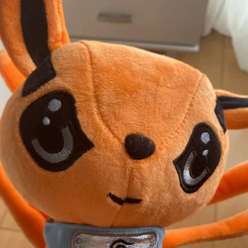 25cm Anime Naruto Shippuden Fox Dēmons Plīša Rotaļlietas Lelle Gudrs Uzumaki Kyuubi Kurama Deviņas pasakas Fox mīkstās Rotaļlietas Dāvana Meitenēm Bērniem