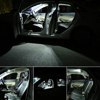 10pcs Balts Nav Kļūda Canbus Auto salona Apgaismojuma LED Spuldzes 2020. gadam Kia Sportage Dome Kartes nolasīšana Licences numura zīmes Lukturi