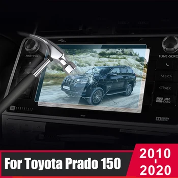 Toyota Land Cruiser Prado 150 2010-2019 Stikla Automašīnas Navigācijas Ekrāna Aizsargs Touch Ekrānu Plēves Uzlīmes Pret Skrāpējumiem