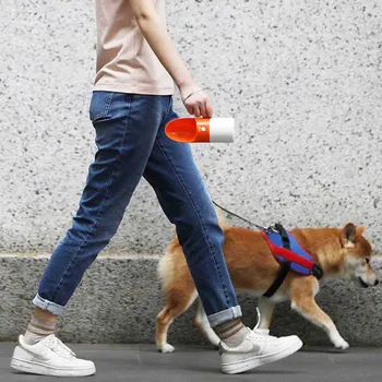 Xiaomi MOESTAR RAĶEŠU Pet Suns, Kaķis Ūdens Pudeli, 270ML Portatīvo Ceļojumu Krūzes Āra Pakārtotā Dzeramā Bļoda Pet Mājās Produktiem