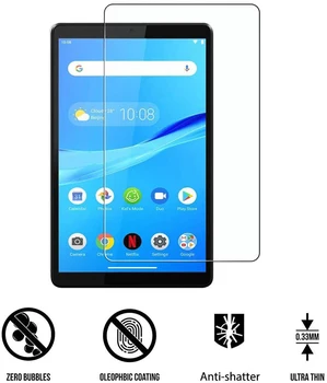 Rūdīta Stikla Tablet Lenovo CILNES M8 TB-8705F/8505X 8.0 Collu pret Skrāpējumiem Tablete HD Aizsargātu Stikla Plēves