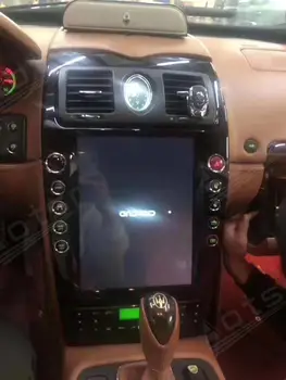 Par Maserati Quattroporte 2004-2012 Android 9.0 Tesla stila DSP HD ekrānam, Auto GPS Navigācija, WIFI Multimediju Atskaņotājs, Radio, Stereo