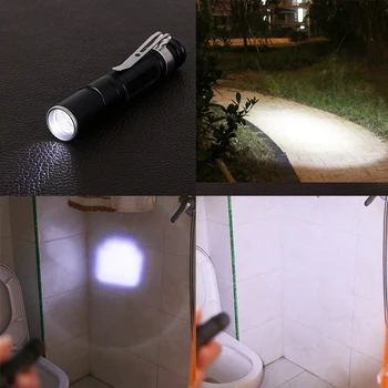 Pārnēsājams Mini Penlight CREE Q5 2000LM LED Lukturīti Lāpu Kabatas Gaismas Ūdensizturīgs Laternu AAA Baterijas Spēcīgs Led Medībām