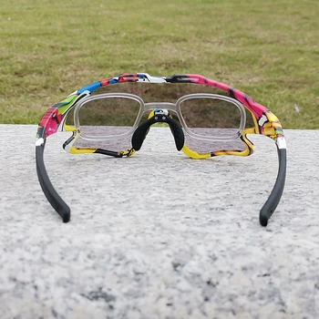Jaunā stila Kapvoe Polarizētās Sporta Velo Brilles Photochromic Kalnu MTB Riteņbraukšanas Saulesbrilles Vīriešiem, Sievietēm, Sporta Velosipēdu Brilles