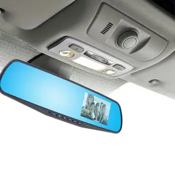 2,7 collu 1080P LCD HD Auto Kameras Dash Cam Video Ieraksti Atpakaļskata Spogulis Transportlīdzekļa DVR